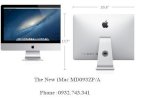 Đại Lý Cung Cấp Chính Hãng Imac Desktop:me086Zp/ A,Me087Zp/ A,Me088Zp/A,...