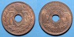 Tiền Xu 1/2 Cent Đông Dương Nam 1935