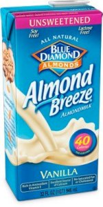 Sữa Hạnh Nhân Blue Diamond Almond Breeze Vanilla