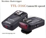 Flash Trigger Hi-Speed  For Canon Đồng Bộ Ttl Thế Hệ Mới Nhất
