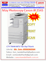 Máy Photocopy Canon Ir 2545