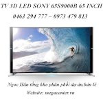 Tivi Màn Hình Cong Sony 65S9000 65Inch, Smart Tv 3D 4K Ultra Hd