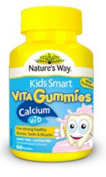 Keo Canxi D3 Kids Smart Vita Gummies Calcium Vita D,Bo Sung Canxi Vitamin D3