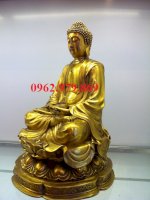 Đúc Tượng Phật - Tượng Đồng Phật Tổ Cao 45Cm