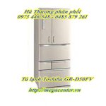 Tủ Lạnh Toshiba Gr-D50Fv 531 Lít, 6 Cửa Chính Hãng, Giá Cực Rẻ