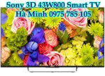 Sony 3D 43W800: Tv Led 3D Sony 43W800, 43 Inch, Smart Tv, Full Hd