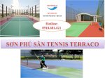 Cung Cấp Sơn Sân Thể Thao Terraco Giá Rẻ Nhất Sơn Sân Thể Thao Đa Năng Terraco