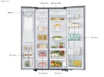 Tủ Lạnh Sbs Samsung Chính Hãng , Tủ Lạnh Samsung  Rh57H90507Hsv 607L  , 2 Cánh