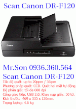 Máy Scan Canon Dr-F120
