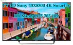 Tivi 3D Led Sony 43X8300, Smart Tv, 43 Inch, 4K Chính Hãng