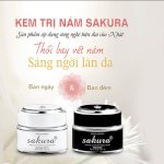 Bộ Kem Trị Nám Sakura - Hiệu Quả Trị Nám, Làm Mờ Vết Thâm, Dưỡng Trắng Hồngda