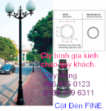 Cột Đèn Trang Trí Pine/Ch11-2/D300 &Quot;| Cột Đèn Pine/Ch11-4/D400