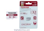 Thẻ Nhớ Biên Hòa - Micro Sd Toshiba 32 Gb Class10 48Mbs - 290K - Bh 5 Năm
