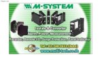 Bộ Chuyển Đổi Tín Hiệu M-System, W5Dy, W5Rs, W5Vs, Ltce-5A-L3....