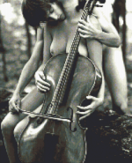 Tranh Thêu Chữ Thập Đôi Tình Nhân Đánh Đàn Cello (Có 2 Cỡ)