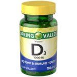 Thuốc Bổ Xương Khớp, Tăng Cường Hệ Miễn Dịch Spring Valley Vitamin D3 139K