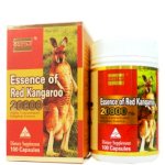 Essence Of Red Kangaroo 20800Mg Tăng Cường Sinh Lý Đàn Ông Hộp 100 Viên Từ Úc