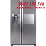 Phân Phối Tủ Lạnh Sharp Sj-X60Lwb 608 Lít, Inverter Bảo Hành Máy Nén 10 Năm .