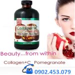 Nước Uống Dưỡng Trắng Da Neocell Collagen C Pomegranate Liquid 16 Oz