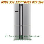 Tủ Lạnh Mitsubishi 710L L78E-St, 4 Cánh, Bán Tủ Lạnh Mitsubishi 710L, Inverter