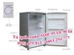 Tủ Lạnh Aqua Aqr-95Ar(Ss) 90 Lít – Nhỏ Gọn, Tiện Dụng Và Tiết Kiệm Điện Năng