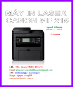 Máy In Laser Đa Chức Năng A4 Canon Mf-215 In,Scan,Copy,Fax Giá Tốt