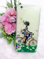 Ốp Fashion Hoa Văn Đính Đá Iphone 4/4S