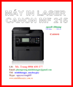 Máy In Laser Đa Năng Canon Mf 215 Print/ Copy/ Scan/ Fax Giá Cực Tốt