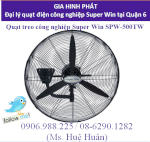 Quạt Công Nghiêp Dạng Treo Super Win Spw-500Tw Sải Cánh 50Cm Cho Khu Vui Chơi