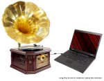 Máy Phát Đĩa Than, Cd, Radio, Catset, Usb Pyle-Home Pvnp4Cd Vintage Phonograph H