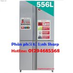 Cực Rẻ Tủ Lạnh Sharp Sj-Fx630V-St 556 Lít 4 Cửa Inverter