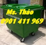 Xe Rác 4 Bánh Xe, Xe Thu Gom Rác 3 Bánh Xe, Xe Đẩy Rác 660 Lít, Thùng Rác 120 L