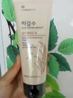 The Face Shop Rice Water Bright Rice Bran Cleansing Foam 118K 122K 132K.