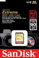 Thẻ Nhớ Sd Sandisk Extreme 64G (60Mb/S)