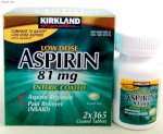 Kirkland Aspirin 81Mg Chai 365 Viên Usa Giảm Đau,Kháng Viêm Và Nguy Cơ Nhồi Máu