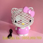Quạt Máy Mini Fan Hello Kitty,  Quạt Để Bàn Đoraemon...