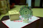 Thiệp 3D, Thiệp Kirigami, Thiệp Giáng Sinh