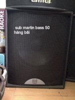 Bán Trầm Sub Martin Bass 50, Sub Martin 2 Bass 50 Hàng Bãi Nguyên Bản