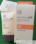 Kem Chống Nắng Natural Sun Super Perfect Sun Cream Thefaceshop Spf 50+ Pa+++