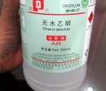 Ethanol Tinh Khiết (Ch3Ch2Oh) (500Ml/ Chai)