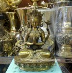 Tượng Phật Bà Tây Tạng 30Cm, Phật Bà Mật Tông, Tượng Liên Hoa Sinh, Tượng Đồng T