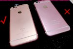 Ốp Giả 6S Rosegold Iphone 6/6S