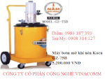 Máy Bơm Mỡ  Dùng Khí Nén Kocu, Máy Bơm Mỡ Khí Nén Giá Rẻ Nhất, Máy Bơm Mỡ 45L