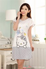 Váy Ngủ Hoạt Hình Hello Kitty