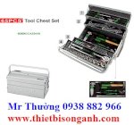 Thùng Đựng Dụng Cụ Xách Tay 3 Ngăn  65 Chi Tiết Toptul Gcaz0048