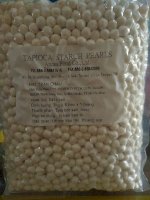 Trân Châu Tuyết Đài Loan - Trân Châu Trắng - Tapioca Starch Pearls