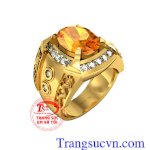 Nhẫn Nam Sapphire Vàng, Nhẫn Nam Đá Quá Đẳng Cấp Tsvn00860