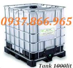 Tank Nhựa Ibc 1000Lit,Téc Nhựa 1 Khối,Thùng Nhựa Màu Trắng 1000Lit