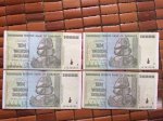 Giao Lưu 4 Tờ Tiền Zimbabwe  Tỷ Tờ Tiền Của Quốc Gia Lạm Phát Nhất Thế Giớ