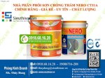 Công Ty Phân Phối Sơn Chống Thấm Nero Ct11A (New)  Trắng Chính Hãng Giá Rẻ